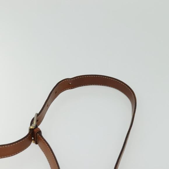 CELINE Macadam Canvas Shoulder Bag Pvc Leather Brown Gold - Picture 8 of 12